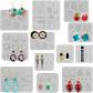 Lot De 12 Moules En R�sine Pour Bijoux, Kit De Fabrication De Bijoux En R�sine �