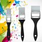 3 Pi�ces Pinceau de Couleur en Silicone 2 cm 3 cm et 5 cm, Pinceaux en Forme ...