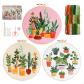 Kit Broderie Debutant 3 Pi�ces Kits de Broderie avec Tambour en Plastique Fil...