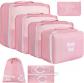 Rangement Valise Lot De 7 Imperm�able Organisateur De Voyage Packing Cubes Organ