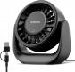 Ventilateur De Bureau USB Tactile, (Alimentation USB Seule) Petit Ventilateur Pe