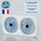 Ventilateur USB Double T�te 40cm Rechargeable 1800mAh Rotatif 360� Blades