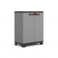 Keter Armoire Basse STILO  Armoire de Rangement Verrouillable  �tag�re et Pie...
