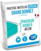 Prot�ge Matelas Grand Bonnet | Pour Bonnet Jusqu'� 30Cm-35Cm-40Cm | 160X200X40