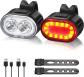 Lumiere Velo, Lampe Velo LED Puissantes Rechargeable USB, Forte Autonomie De La