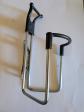 Porte Bidon COBRA Acier Chrom� Plastique Noir V�lo Course Route Vintage Italie
