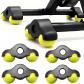 Rocker Plate Feet   Lot de 4 adaptateurs pour v�lo d'int�rieur