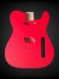 G PARTS Telecaster Guitar Body Fiesta Red Satin Nitro Maple