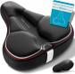 Housse Selle Velo Mousse Memoire de Forme Coussin Siege Large Confort TECHCYC