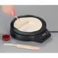 Cr�pi�re SEVERIN   CM 2198 Noir 1000W Diam�tre 30cm