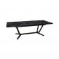 Table de jardin   Rectangulaire   Extensible   Structure en aluminium   Jusqu'a