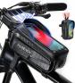Sacoche Cadre Velo Etanche Support Telephone Guidon VTT Ecran Tactile TPU FAIREA