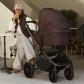 Poussette 3 en 1 LIONELO Mika Plus Nacelle Si�ge Auto Marron 22kg landau b�b�