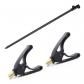 Lot de 3 supports pour cannes � p�che, supports t�lescopiques de 30 � 50 cm   2