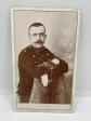 ANCIENNE PHOTOGRAPHIE CDV MILITAIRE SOLDAT DU 19e REGIMENT A N�MES