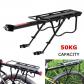 Porte bagage v�lo universel Aluminium R�glable tige de selle 24 � 29 pouces
