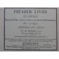 HOTTETERRE Jacques Premier livre fl�te partition 1982