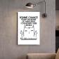 Cat Metal Poster Office Humor Retirement Gift High Gloss Rigid Aluminum