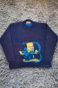 Pull vintage The Simpsons Bart Snowboard 2003 Snowflake Style 2000s