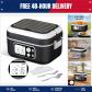 Cordless Electric Heated Lunch Box, 1.5L   6.3 Cups 100W Rechargeable Smart Self