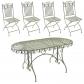 Ensemble table et 4 chaises 160x80x76cm