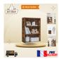 Vasagle Custos   �tag�re Ouverte Vintage Marron � 3 Niveaux pour Salon et Bureau