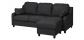 Neuf ikea VINLIDEN Housse canap� 3 pl, avec m�ridienne Hillared anthracite 904.5