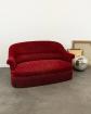 Jacques, le canap� crapaud en velours rouge N�141