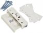 323362 SW2 W Verrou pour fen�tre-porte Blanc