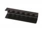 porte tampon en m�tal 22,5x6x6,5 cm | Organiseur bureau pour 6 tampons