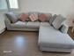 Grand canap� gris confortable
