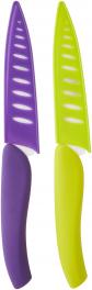1-10531 Set de 2 Couteaux Office Lame C�ramique Blanc Couleurs