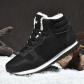 Men's Warm Winter Shoes, Synthetic Snow Boots, Lightweight
