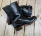 Bottes d'ing�nieur vintage ann�es 50 9,5 (USA) tr�s bon �tat - Cuir de vache - bout plat - Buco