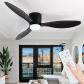 Ventilateur Plafond 42 T�l�commande LED Climatiseur Vent Froid Salon Chambre