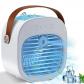 Mini Climatiseur Portable Rechargeable Ventilateur Humidificateur d'Air Bureau