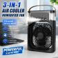 Mini Refroidisseur d'Air 3 en 1 Ventilateur Humidificateur USB Portable 7 Couleurs LED Veilleuse 600ML