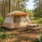 Tente de Camping Familiale 4 6 Pers.   2 Chambres & Auvent