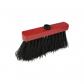 T�te de Balai Bois Fibres Naturelles de Piassava, Rouge-Noir, Rouge-Noir