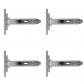 Sangle pour volet roulant 150 mm   Acier inoxydable et polyamide   Lot de 4