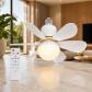 Ventilateur Plafond LED E27 T�l�commande 30W-40W Silencieux