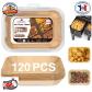 KitchenBoss Papier Cuisson Air Fryer   120 Feuilles 22x14cm