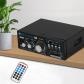 Amplificateur Bluetooth Noir HiFi St�r�o Amplificateur 2 Canaux Mini Amplificateur Audio
