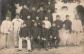 CPA PHOTOGRAPHIE MILITARIA GROUPE DE SOLDATS 1908 BOURGES 18 37e REGIMENT