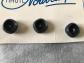 LOT DE 3 BOUTONS DE COUTURE NOIR AVEC ROSE A L INTERIEUR 17 mm HAUTE NOUVEAUTE