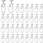 100 Pcs Coulissant Crochet De Rideau Rail Glisseur En Plastique, Crochets Coulis