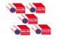 LOT DE 35 Autocollants  Stationnement Interdit   parking priv�,Dissuasif Contre