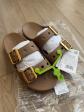 crocs saturday metallic buckles sepia