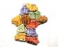 S�rie compl�te de f�ves MH CHATEAUX CATHARES 2006 Puzzle Perso   203