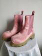 Boots en veau fa�on poulain Bozo Tractor Rick Owens
